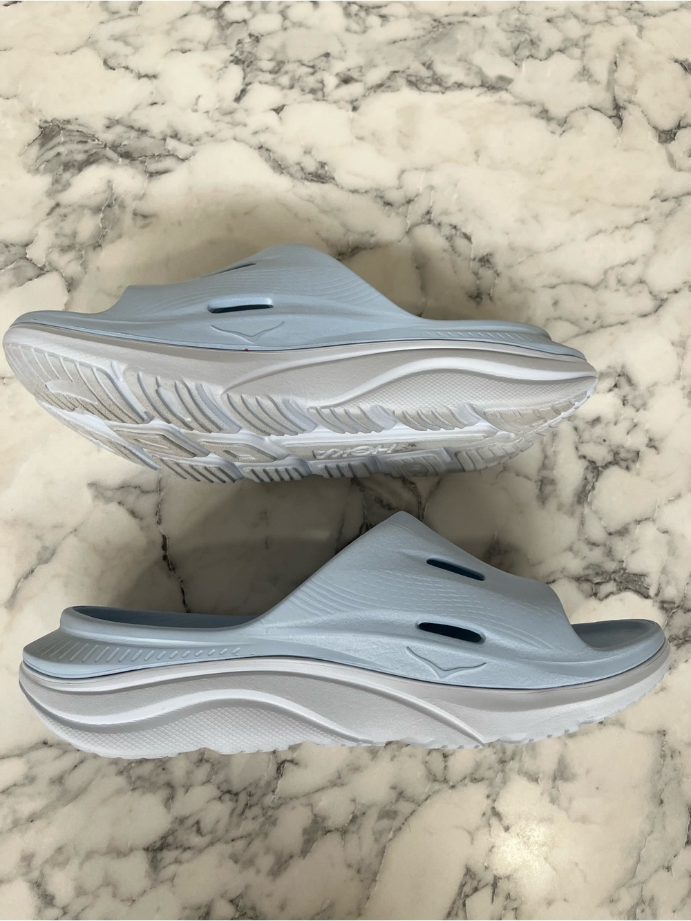 Hoka Ora recovery slide 3 Pastel Blue Woman’s Size 8 - Picture 6 of 9